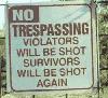 No Trespassing